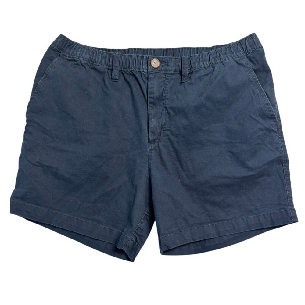 Chubbies Originals Shorts Mens Large Navy Blue 5.5 Inch Inseam Stretch Cotton